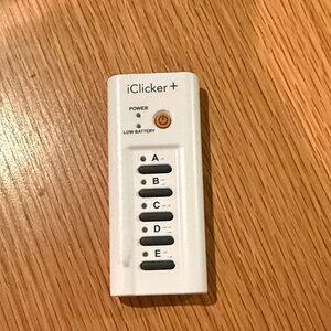 iClicker+ White Remote Control